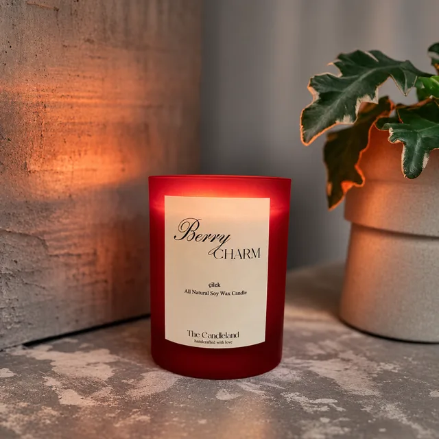 Berry Charm Buzlu Bardak Mum