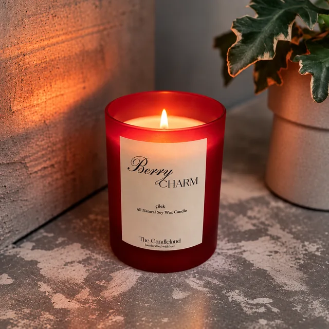 Berry Charm Buzlu Bardak Mum 3