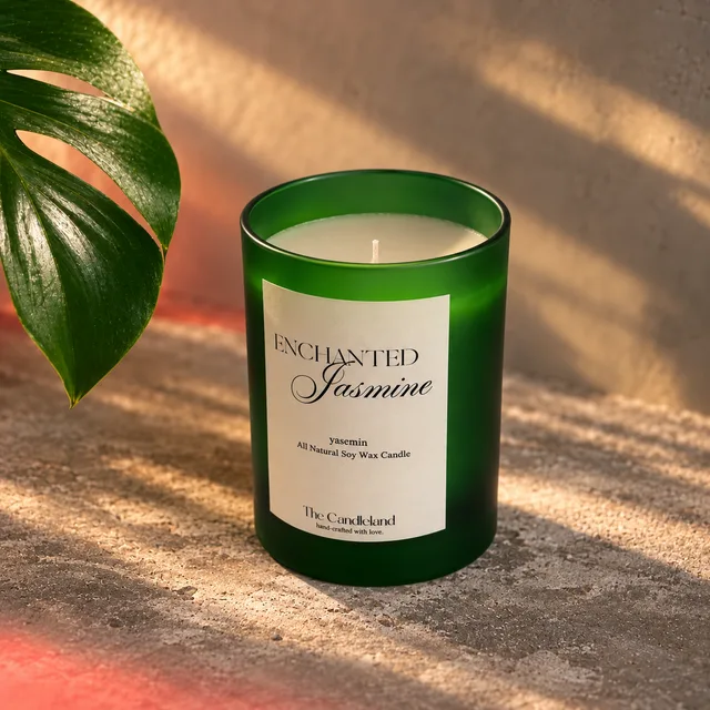 Enchanted Jasmine Buzlu Bardak Mum 3