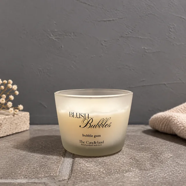 Blush Bubbles Tasarım Mum