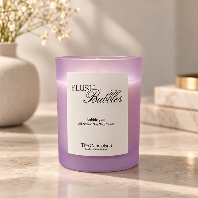 Blush Bubbles Buzlu Bardak Mum