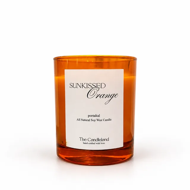 Sunkissed Orange Cam Bardak Mum