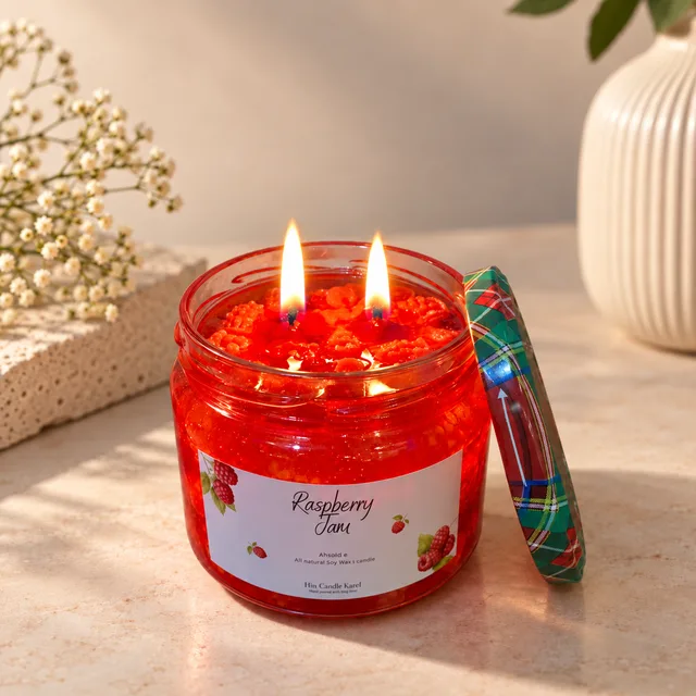 Ahududu Reçeli Jel Mum